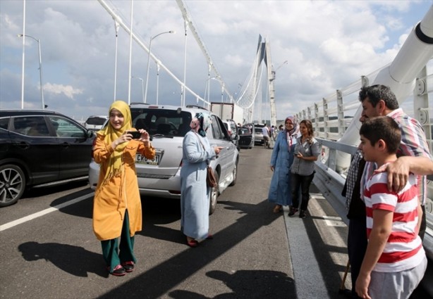 Foto - 3. Köprü'de dikkat çeken ayrıntı