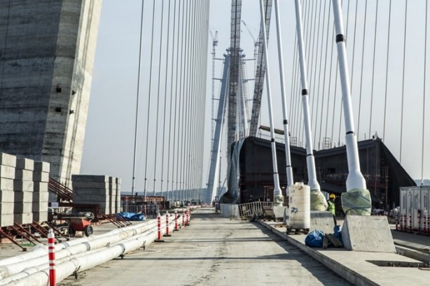 Foto - 3. köprüde son 55 metre