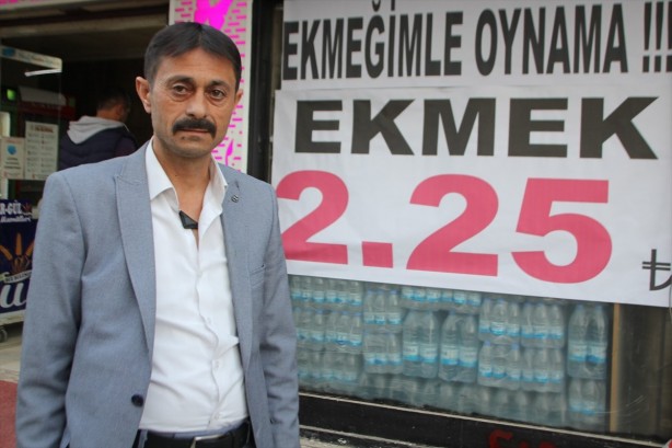 Foto - Ekmek zammına tepki gösteren fırıncı ekmeği 75 kuruş indirdi!