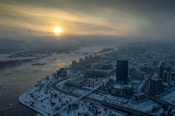 Foto - -30 dereceye rağmen bu nehir donmuyor! 