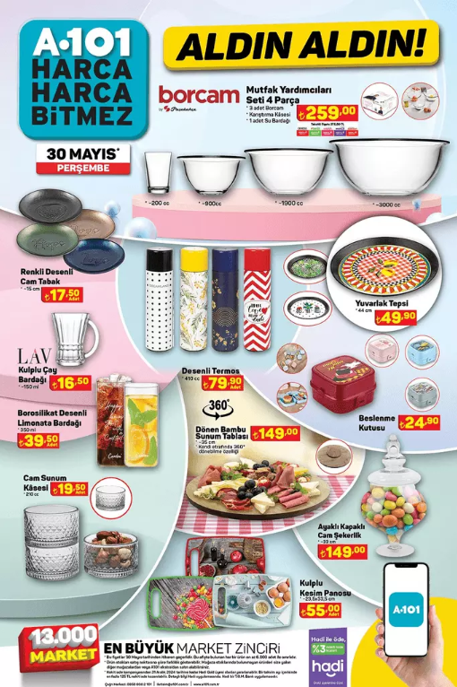 Foto - 30 Mayıs'ta A101'e geliyor! Fiyatı belli oldu... 30 Mayıs 2024 A101 Aldın Aldın Kataloğu