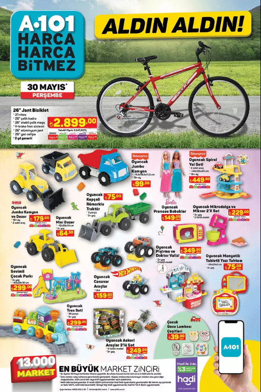 Foto - 30 Mayıs'ta A101'e geliyor! Fiyatı belli oldu... 30 Mayıs 2024 A101 Aldın Aldın Kataloğu