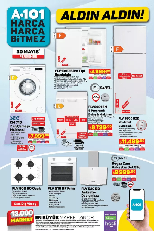 Foto - 30 Mayıs'ta A101'e geliyor! Fiyatı belli oldu... 30 Mayıs 2024 A101 Aldın Aldın Kataloğu