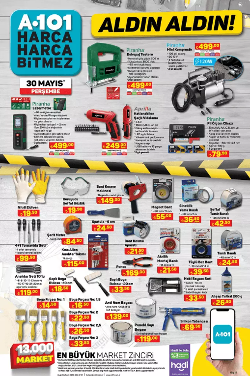 Foto - 30 Mayıs'ta A101'e geliyor! Fiyatı belli oldu... 30 Mayıs 2024 A101 Aldın Aldın Kataloğu