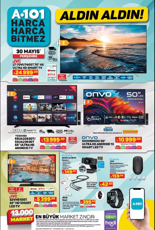Foto - 30 Mayıs'ta A101'e geliyor! Fiyatı belli oldu... 30 Mayıs 2024 A101 Aldın Aldın Kataloğu
