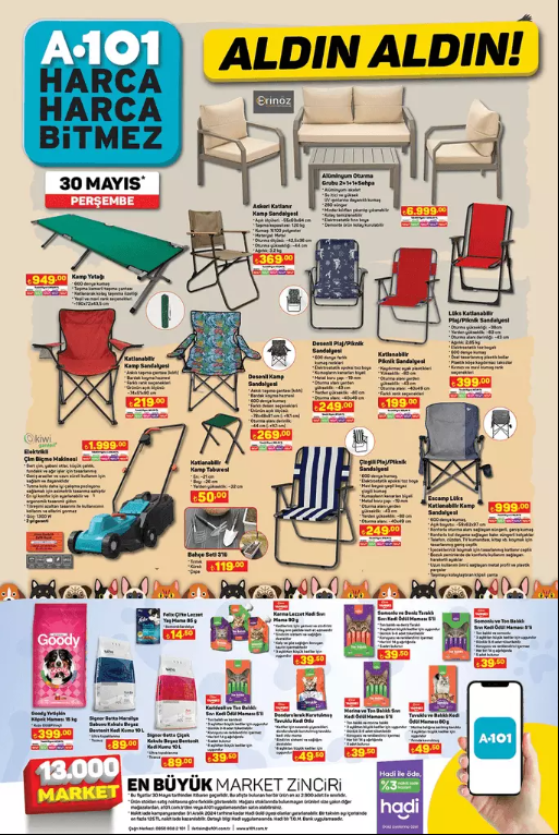 Foto - 30 Mayıs'ta A101'e geliyor! Fiyatı belli oldu... 30 Mayıs 2024 A101 Aldın Aldın Kataloğu