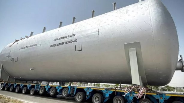 Foto - 30 metrelik reaktör Adana'ya taşınıyor! 4 gün sürecek