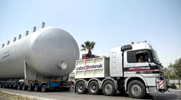 Foto - 30 metrelik reaktör Adana'ya taşınıyor! 4 gün sürecek