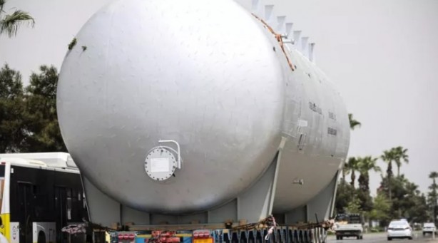 Foto - 30 metrelik reaktör Adana'ya taşınıyor! 4 gün sürecek