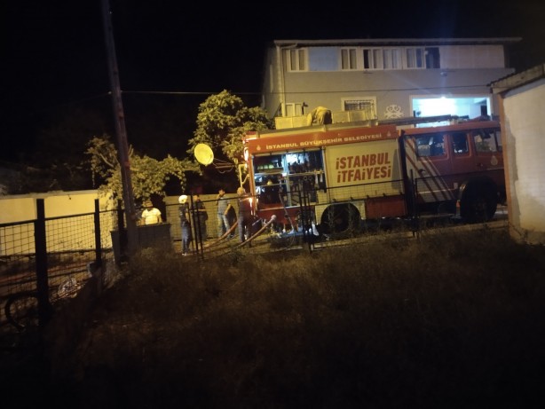 Foto - Ahır ve kümes alev alev yandı