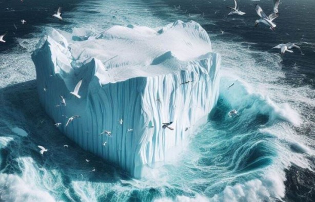 Foto - 30 yıl sonra Dünyanın en büyük buzdağı hareket etti