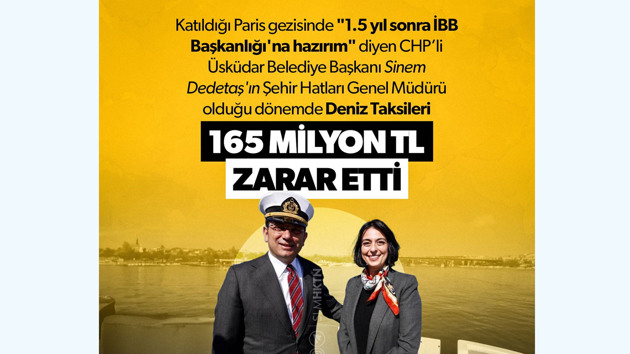 Foto - 300 kişinin canına okudu! İBB Başkanı olmak isteyen CHP'li Sinem Üsküdar'ı batırmak üzere