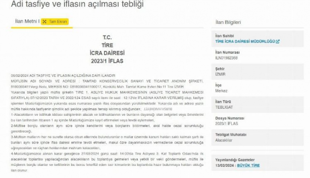 Foto - 30’dan fazla ülkeye ihraç yapıyordu… 65 yıllık Türk gıda devi iflas etti!