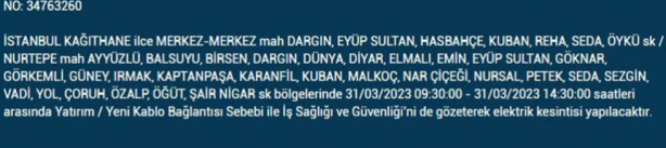 Foto - 31 Mart'a dikkat! Çok büyük elektrik kesintisi yaşanacak
