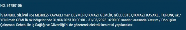 Foto - 31 Mart'a dikkat! Çok büyük elektrik kesintisi yaşanacak