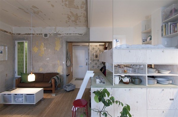 Foto - 35 metrekare evi öyle bir değerlendirdi ki!