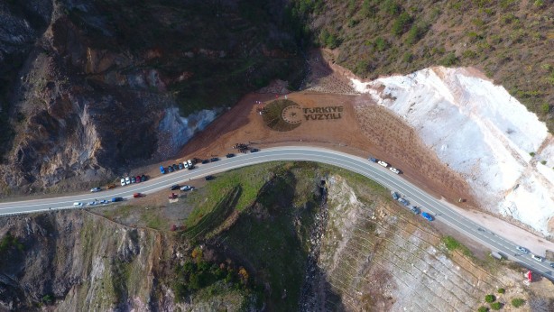 Foto - 36 bin fidanla başlanıldı! Türkiye yüzyılı logosu yapıldı