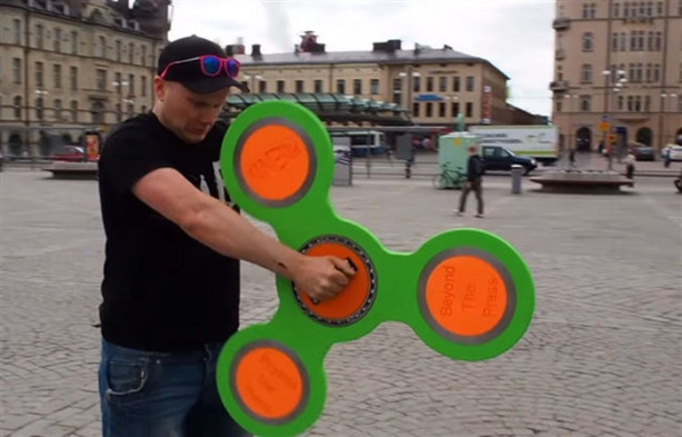 Foto - 3B yazıcıyla dev stres çarkı yaptı!