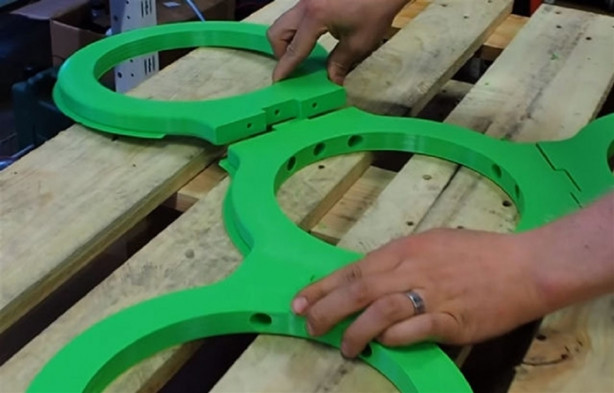 Foto - 3B yazıcıyla dev stres çarkı yaptı!