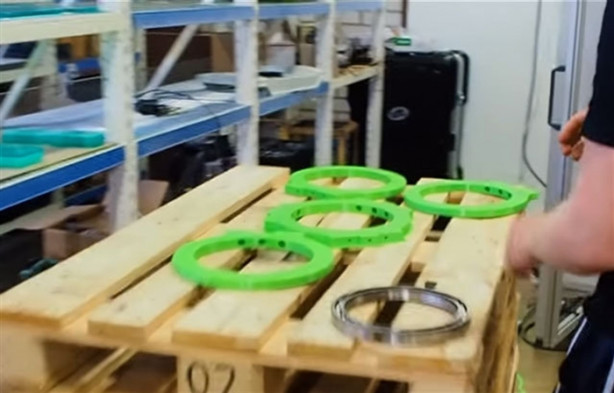 Foto - 3B yazıcıyla dev stres çarkı yaptı!