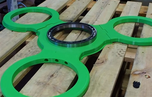 Foto - 3B yazıcıyla dev stres çarkı yaptı!