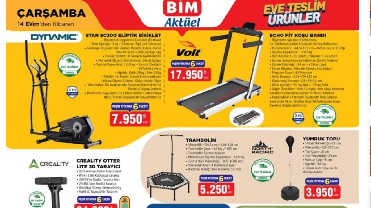 Foto - 3D yazıcı satışa çıkacak: BİM 13-16 Ekim kataloğu yayımlandı! 