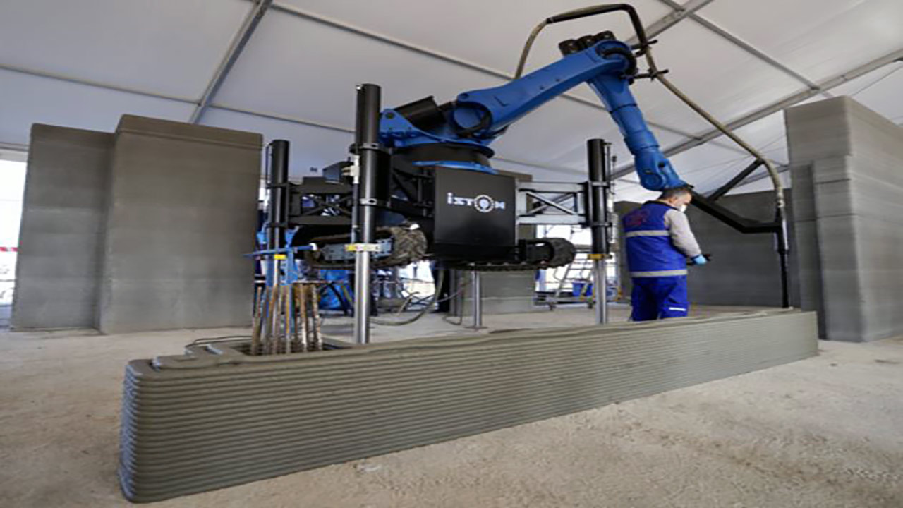 Foto - 3D yazıcılı inşaat! 18 saatte 6 dairelik bina yaptılar