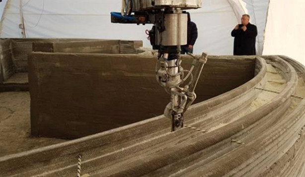 Foto - 3D yazıcıyla ev inşa ettiler!