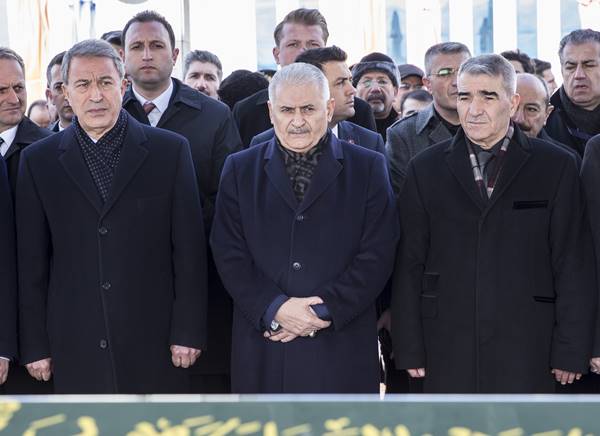 Foto - 3'üncü Ordu Komutanı'nın annesi vefat etti, Yıldırım cenazeye katıldı