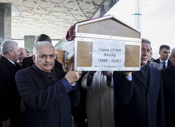 Foto - 3'üncü Ordu Komutanı'nın annesi vefat etti, Yıldırım cenazeye katıldı