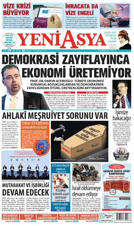 Foto - 4 Haziran Pazar gazete manşetleri