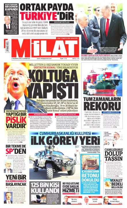 Foto - 4 Haziran Pazar gazete manşetleri