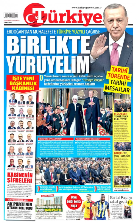 Foto - 4 Haziran Pazar gazete manşetleri