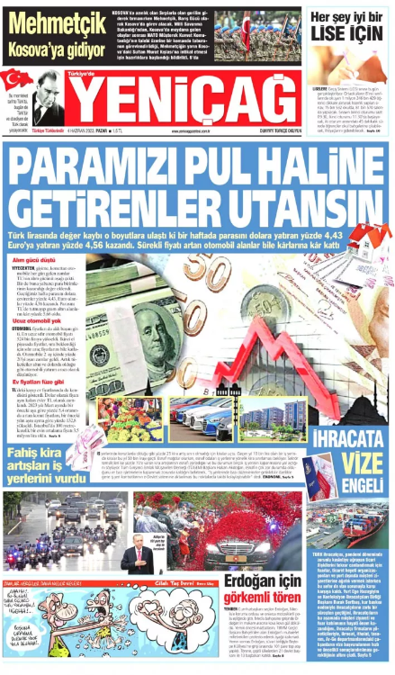 Foto - 4 Haziran Pazar gazete manşetleri