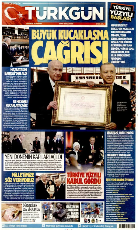 Foto - 4 Haziran Pazar gazete manşetleri