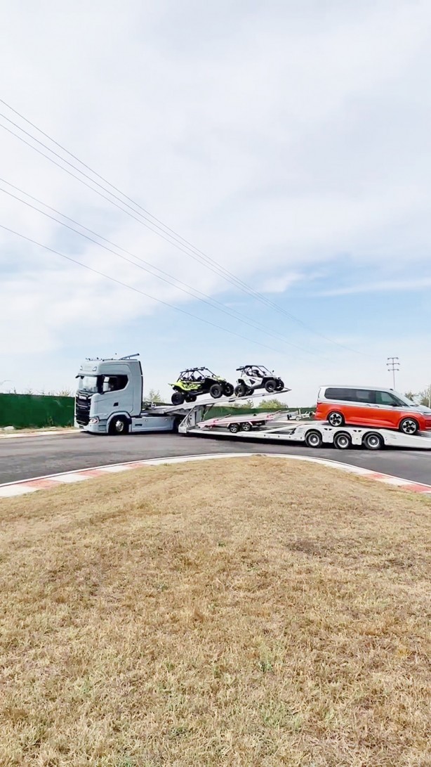 4 yaşında ama TIR kulanıyor
