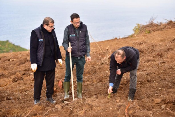 Foto - 4 yılda 4 bin fidan doğayla buluştu