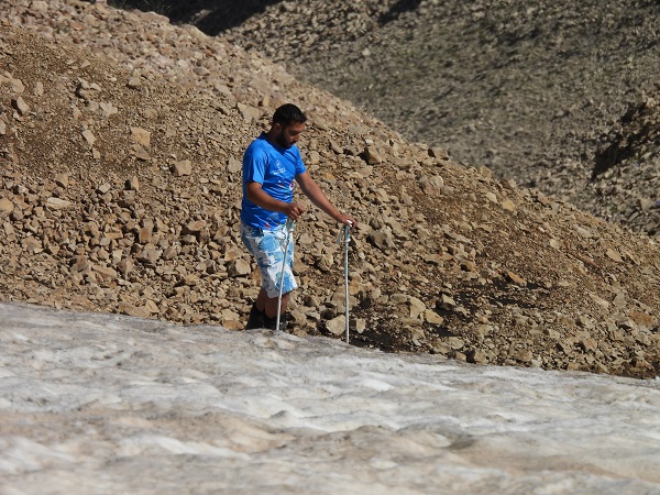 Foto - 40 derece sıcakta kayak keyfi