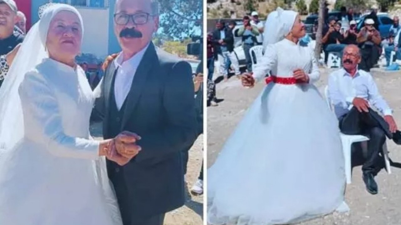 Foto - 40 yıllık hayalini gerçekleştirdi: Kaçarak evlenmişlerdi!