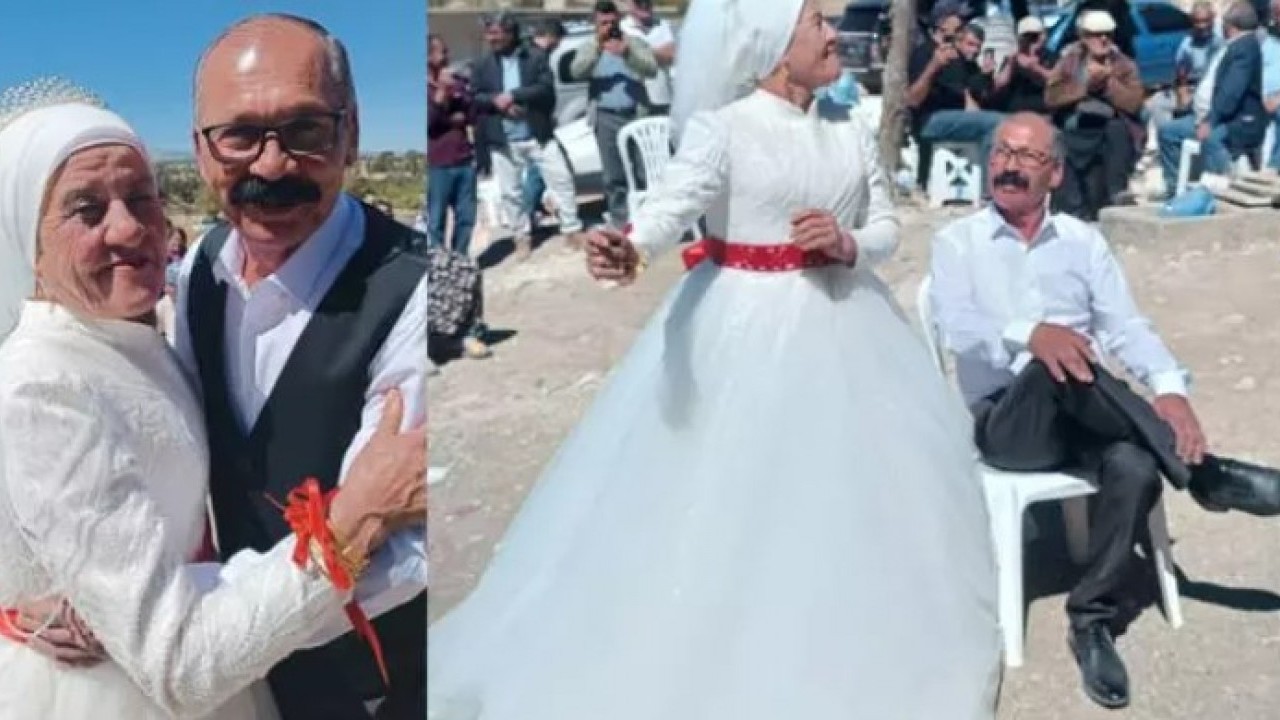 40 yıllık hayalini gerçekleştirdi: Kaçarak evlenmişlerdi!