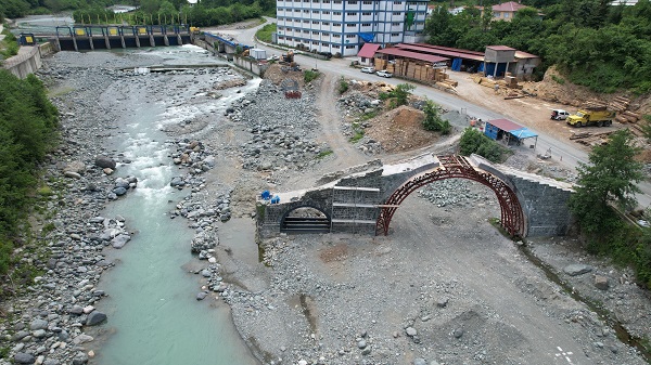 Foto - 400 yıllık tarihi taş kemer köprü restore ediliyor