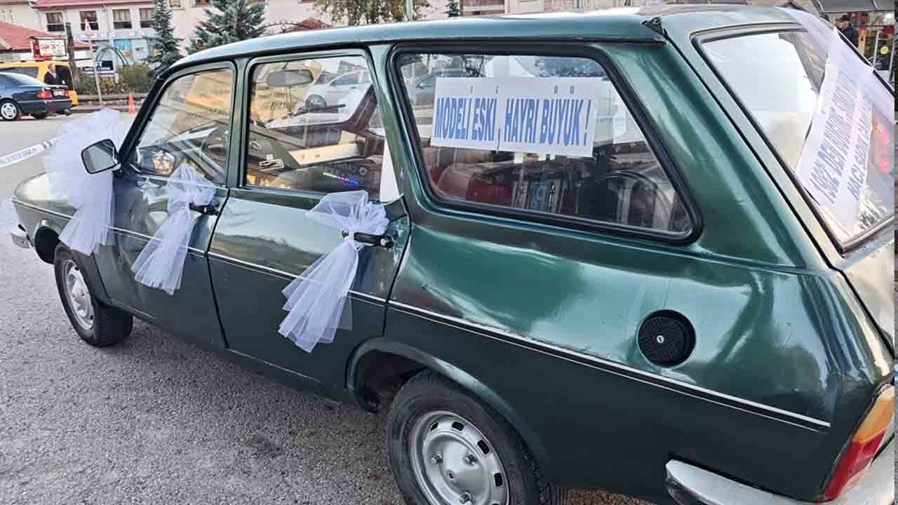 Foto - 44 yıllık otomobilini camiye bağışladı: ‘Modeli eski, hayrı büyük’