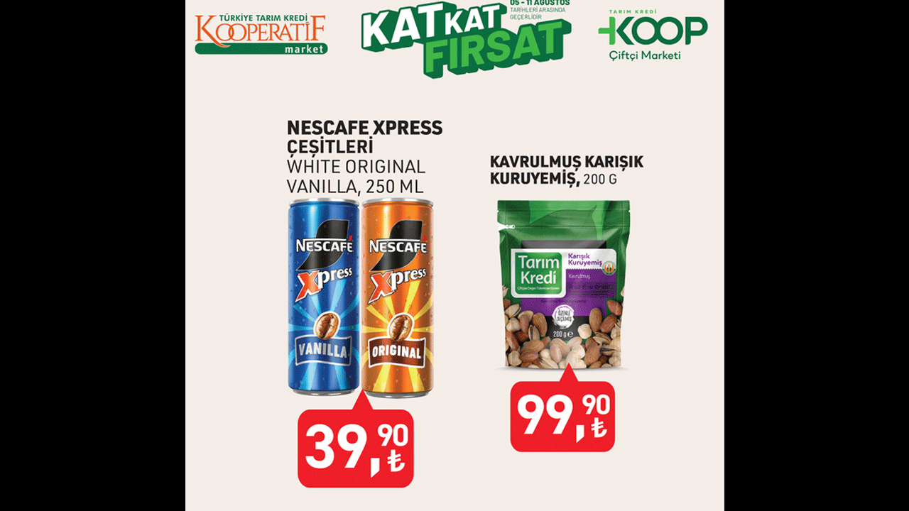 Foto - 5-11 Ağustos 2025 listesi belli oldu! Tarım Kredi'de yeni indirim rüzgarı