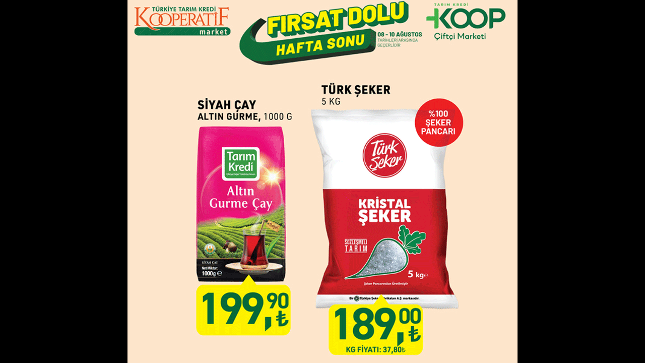 Foto - 5-11 Ağustos 2025 listesi belli oldu! Tarım Kredi'de yeni indirim rüzgarı