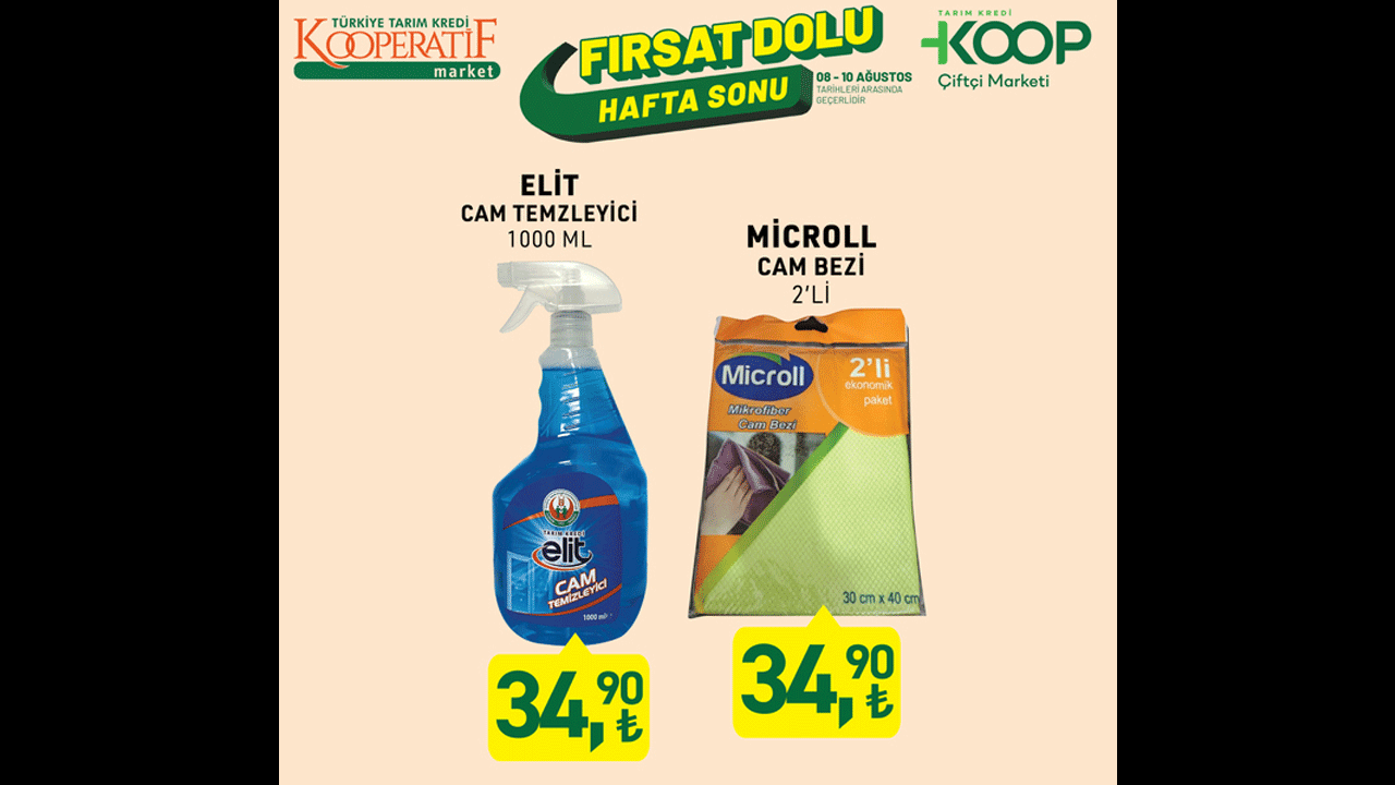 Foto - 5-11 Ağustos 2025 listesi belli oldu! Tarım Kredi'de yeni indirim rüzgarı