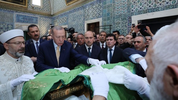 500 yıllık kutsal törenden dikkat çeken an! Erdoğan da önlemini böyle aldı