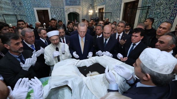 Foto - 500 yıllık kutsal törenden dikkat çeken an! Erdoğan da önlemini böyle aldı