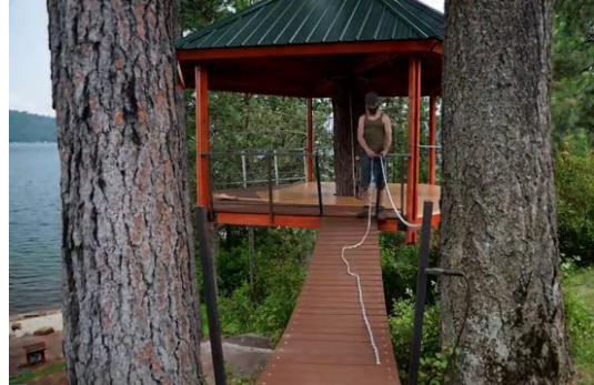 Foto - 6 ay uğraşıp muhteşem bir ağaç ev yaptılar!