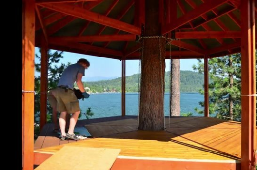 Foto - 6 ay uğraşıp muhteşem bir ağaç ev yaptılar!