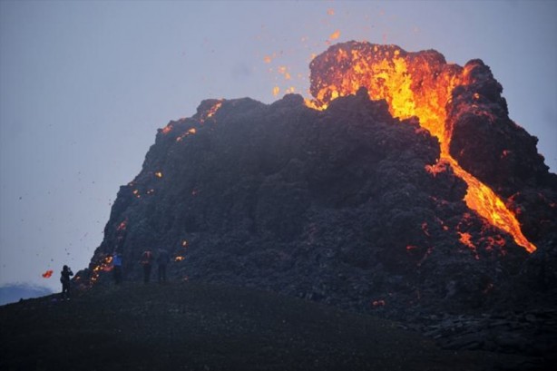 Foto - 6 bin yıl sonra uyandı! İzlanda'dan ürküten görüntüler
